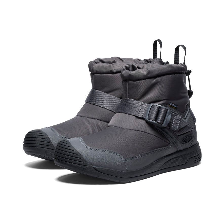 Waterproof KEEN Footwear | | Men\'s Hoodromeo Slip-On Boot Magnet/Black