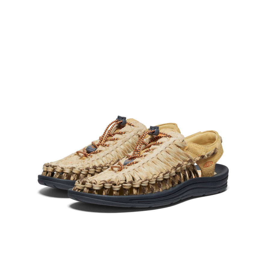 クラシック Sandal Yellow Wheat/Reed New Flat UNEEK Men's | KEEN | KEEN 靴