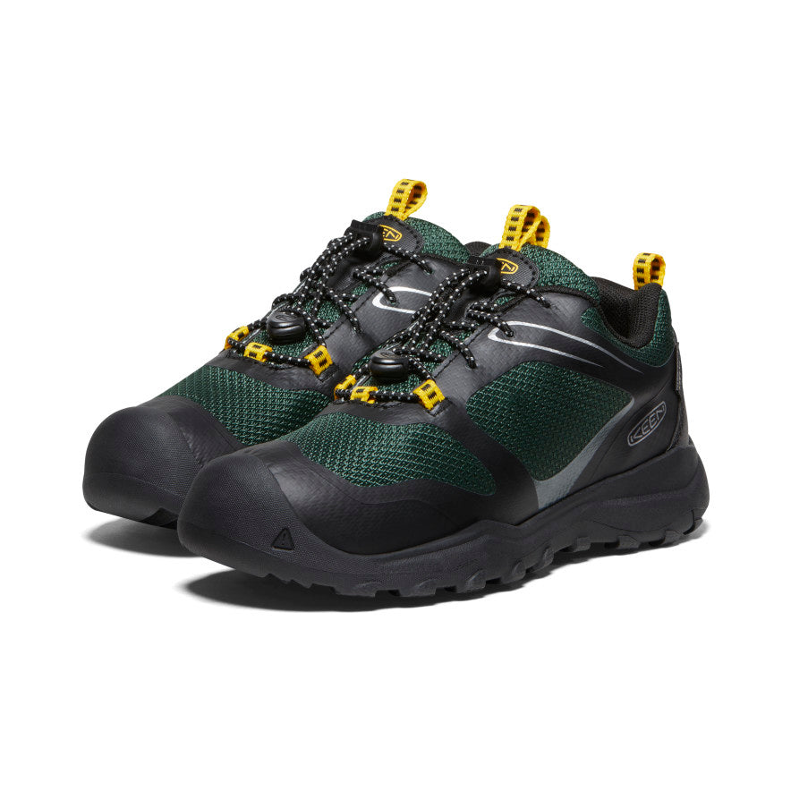 Big Kids\' Wanduro Waterproof Shoe | Black/Greener Pastures | KEEN Footwear