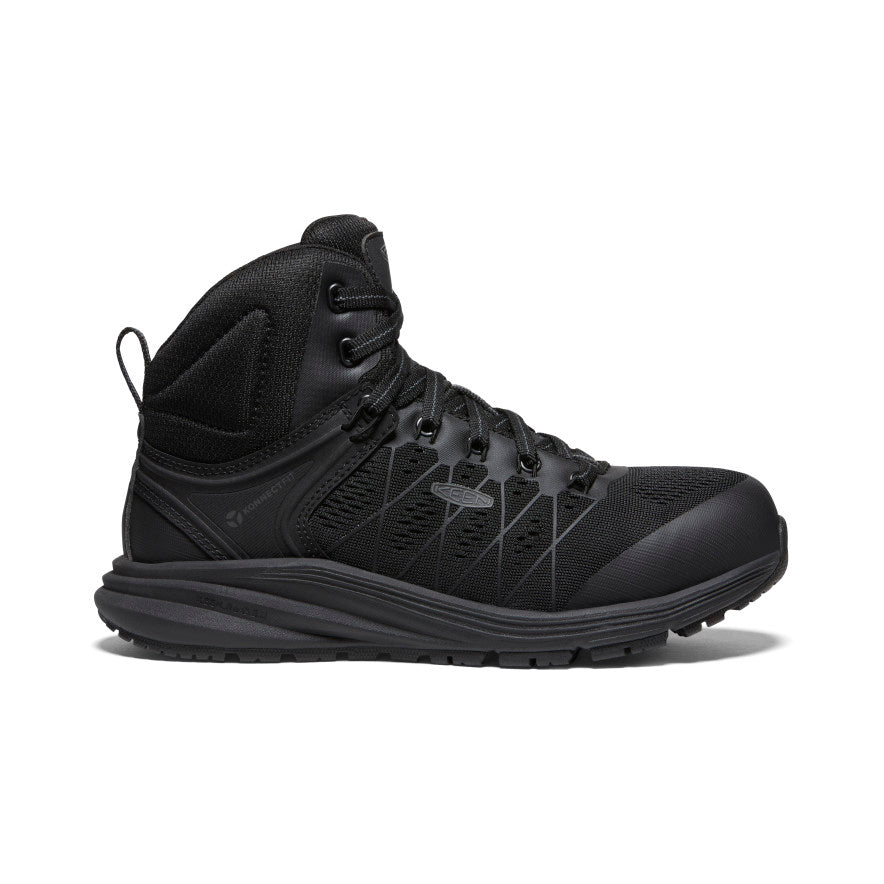 Women's Black Work Sneakers - Vista Energy Mid Int. Met | KEEN Footwear