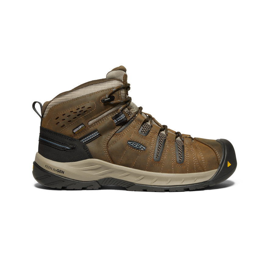 Men's Flint II Waterproof Boot (Steel Toe) Cascade Brown/Orion Blue ...