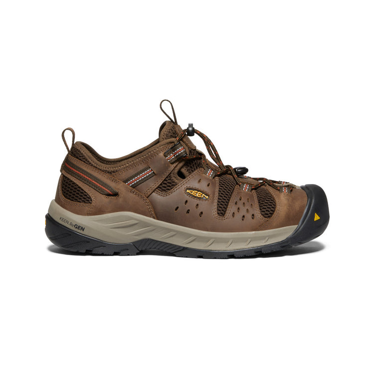 Men's Flint II (Soft Toe) Cascade Brown/Golden Rod | KEEN Footwear