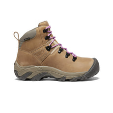 Women's Pyrenees Brown Leather Hiking Boot | KEEN Maple/Marmalade