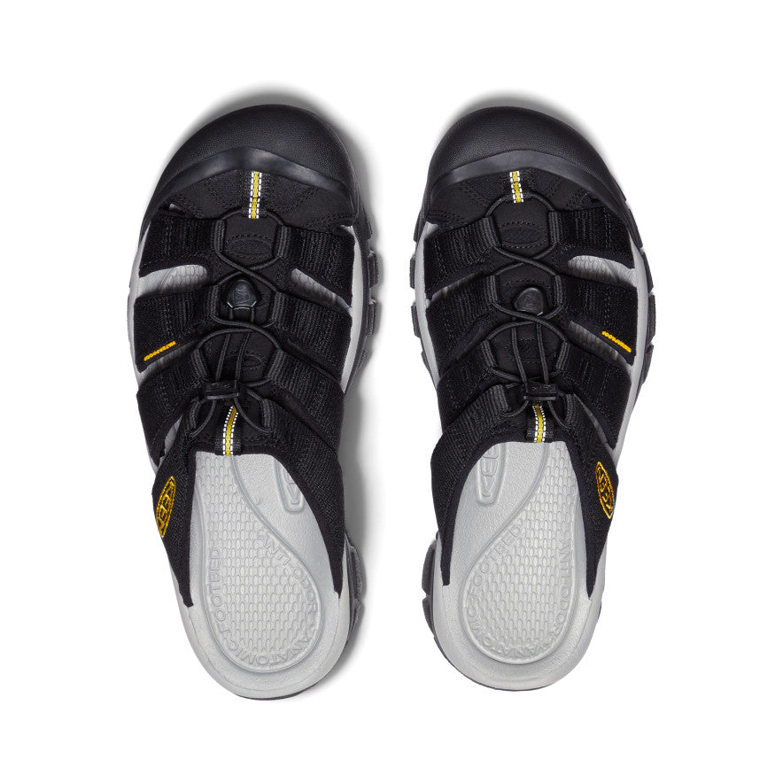 Men's Newport Slide | Black/KEEN Yellow