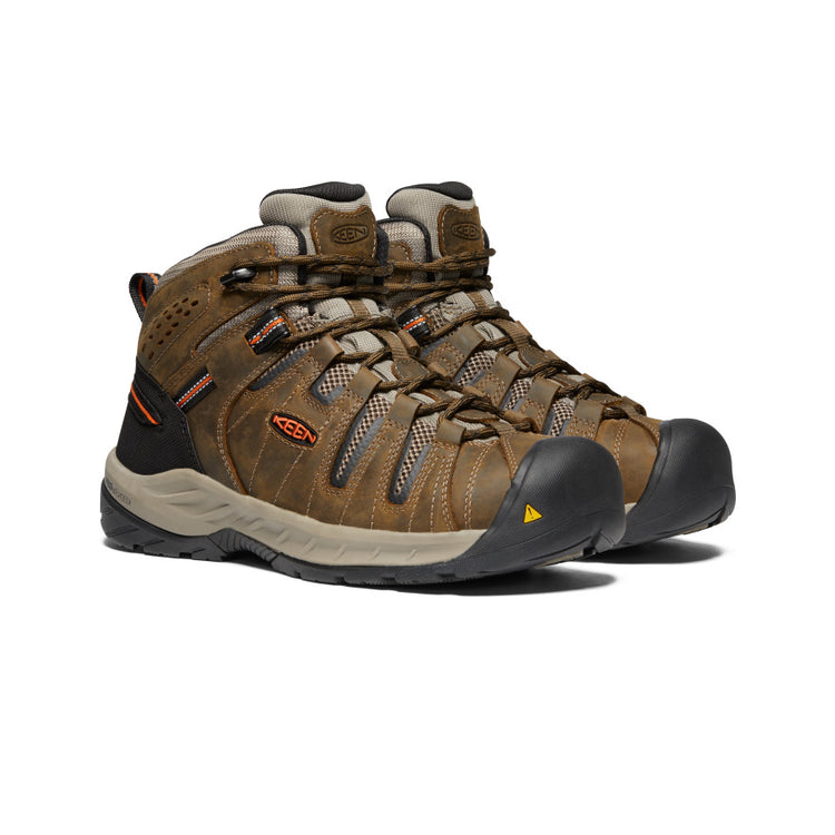 Men's Flint II (Soft Toe) Cascade Brown/Golden Rod | KEEN Footwear