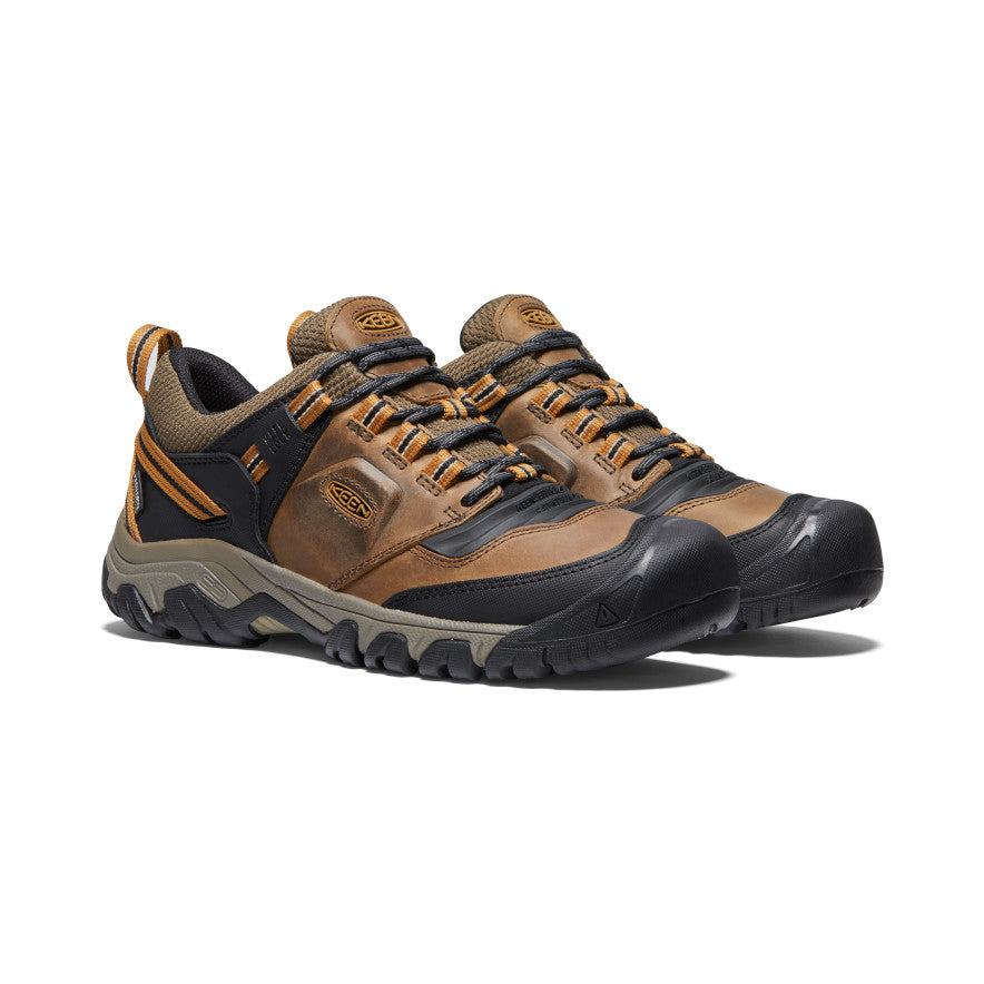 Buitenshuis hek vasthouden Men's Waterproof Brown Hiking Shoes - Ridge Flex WP | KEEN Footwear