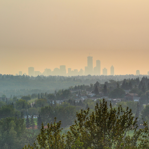 Saharan Dust causes unhealthy air quality