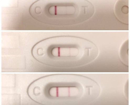 Trait pâle sur un test de grossesse : suis-je enceinte ou non ...