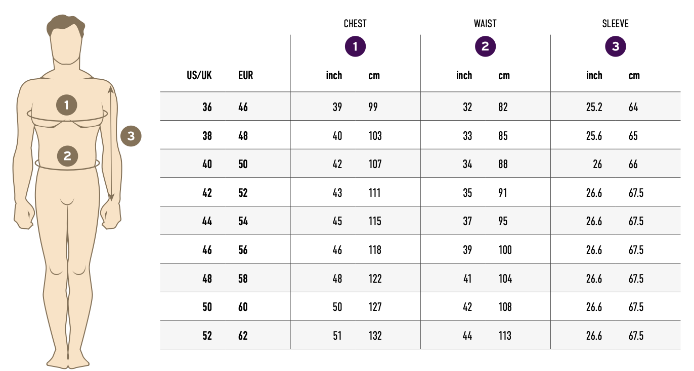 Size Chart US