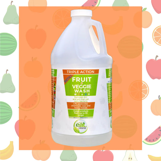eatCleaner Original Triple Action Fruit + Veggie Wash (12 oz. Spray) –  eatcleaner