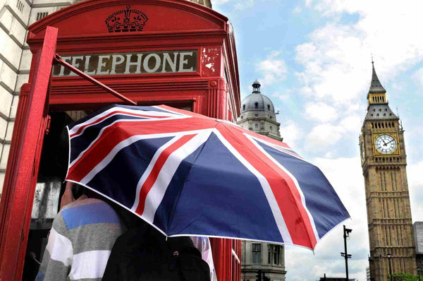 La típica cabina de teléfono roja, una de las cosas más propias de los ingleses