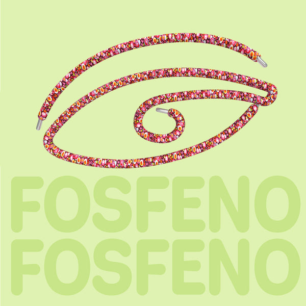 Fosfeno, el nombre raro de las chispitas de los ojos, hecho con cordones