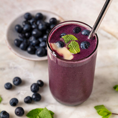 blueberry vanilla protein smoothie