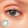Athena Olivine Colored Contact Lenses