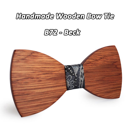 Men's Suit Wooden Bow Tie For Men Formal Wear Men's kellju   