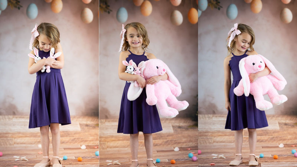 Easter Basket Decor Ideas - Add a cute bunny plush toy from MorisMos - Cute Rabbit Plush Toys - Stuffed Bunnies for Kids