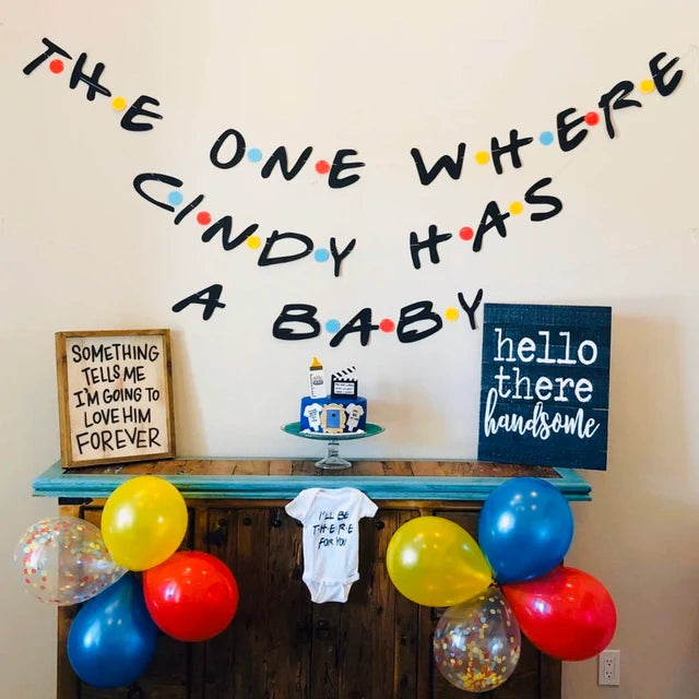 Friends Theme Baby Shower Decor Ideas