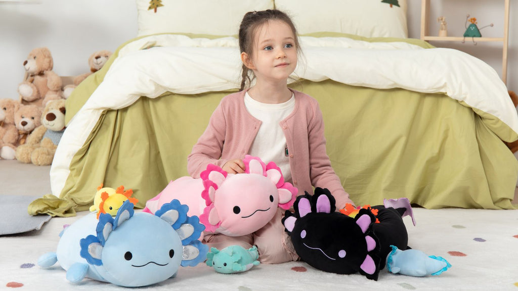 Salamander Stuffed Animals Axolotl Plush Toys Gift for Axolotl Lovers - MorisMos Stuffed Animals - Free Shipping is Available!