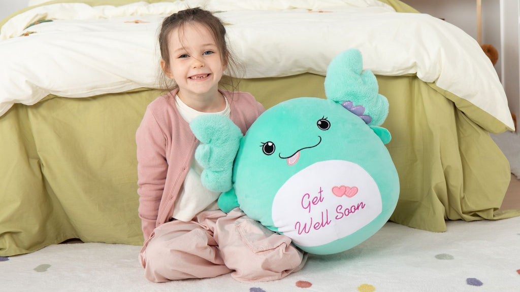 Salamander Stuffed Animals Axolotl Plush Toys Gift for Axolotl Lovers - MorisMos Stuffed Animals Plush Toys - Cute Throw Pillow for Kids - Free Shipping is Available!