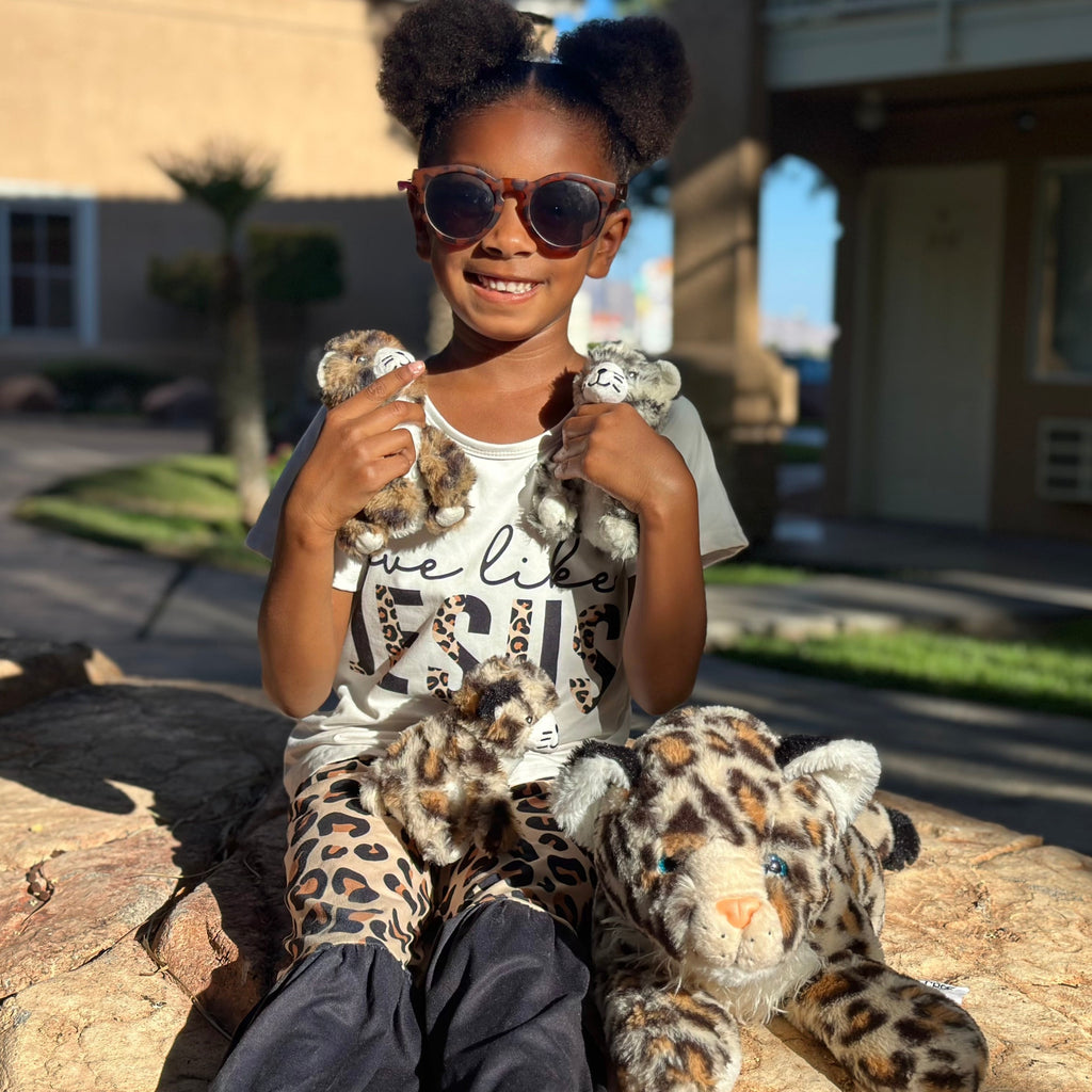 Leopard Stuffed Animal Set, 18 Inches