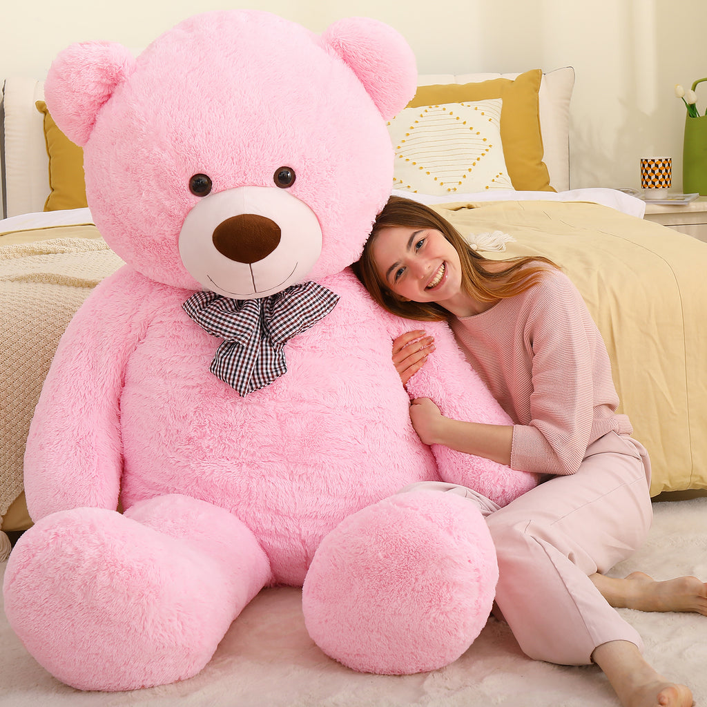 life-size-giant-stuffed-animals-massive-teddy-bear-plush-toys-pink-teddy-bear-stuffed-toys-oversized-stuffed-animals-giant-plush-toys-free-shipping-wholesale-stuffed-animals