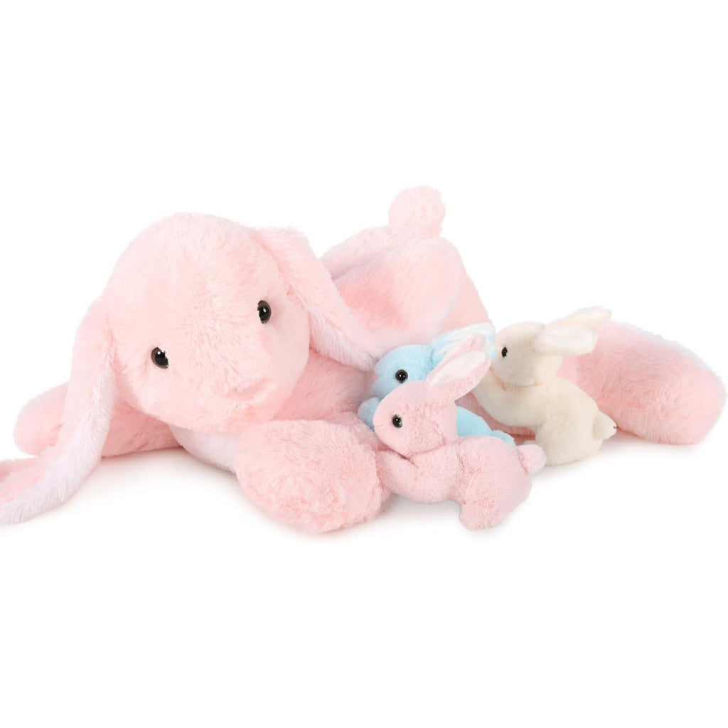 pink-bunny-stuffed-animal-toy-set-easter-bunny-plush-toys-easter-basket-easter-rabbit-stuffed-toys-stuffed-bunny-for-kids-birthday-gift-for-children