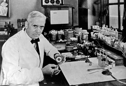 Scottish physician and microbiologist Sir Alexander Fleming