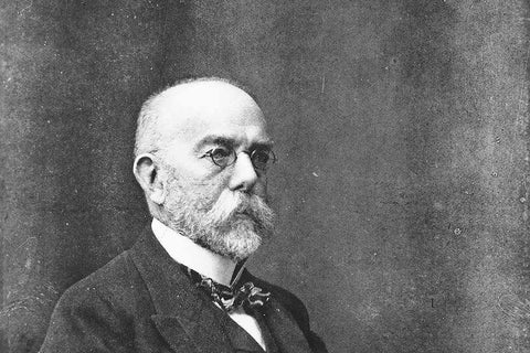 German physician Robert Koch: one of the main founders of bacteriology