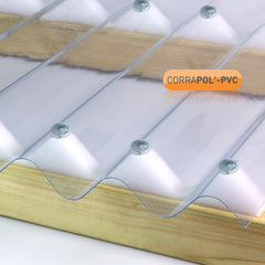 feuille de toit ondulée de qualité bricolage corrapol-pvc Insitu