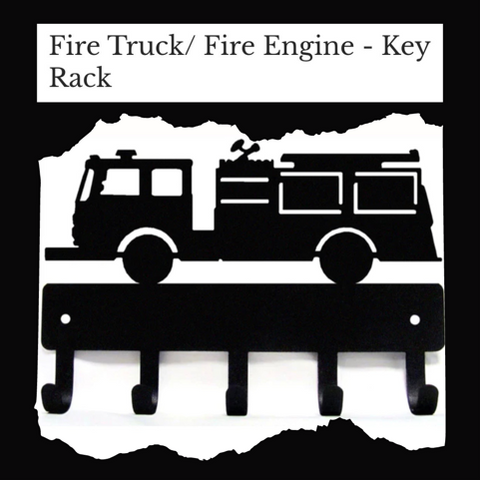 Fire Truck Key Hanger