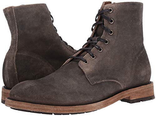 frye bowery lace up faded black