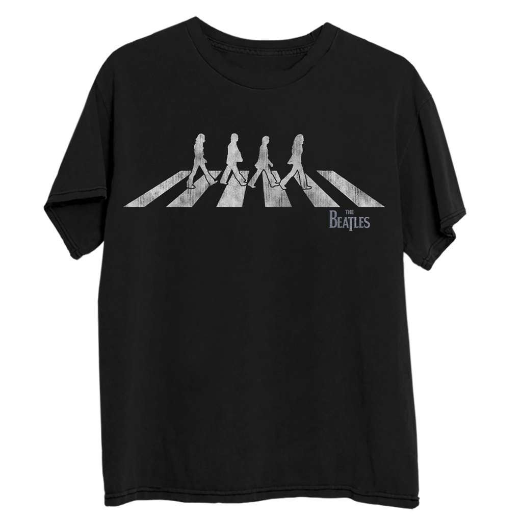 Op de loer liggen Openbaren Verandert in Distressed Abbey Road Silhouette T-Shirt – The Beatles Official Store