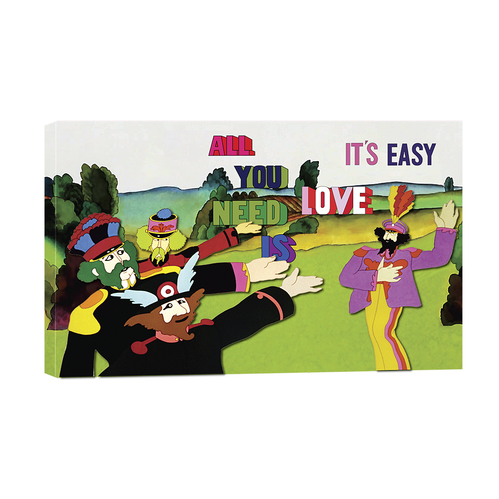 Beatles X Dennilu Yellow Submarine “its Easy” Canvas The Beatles Official Store 3203