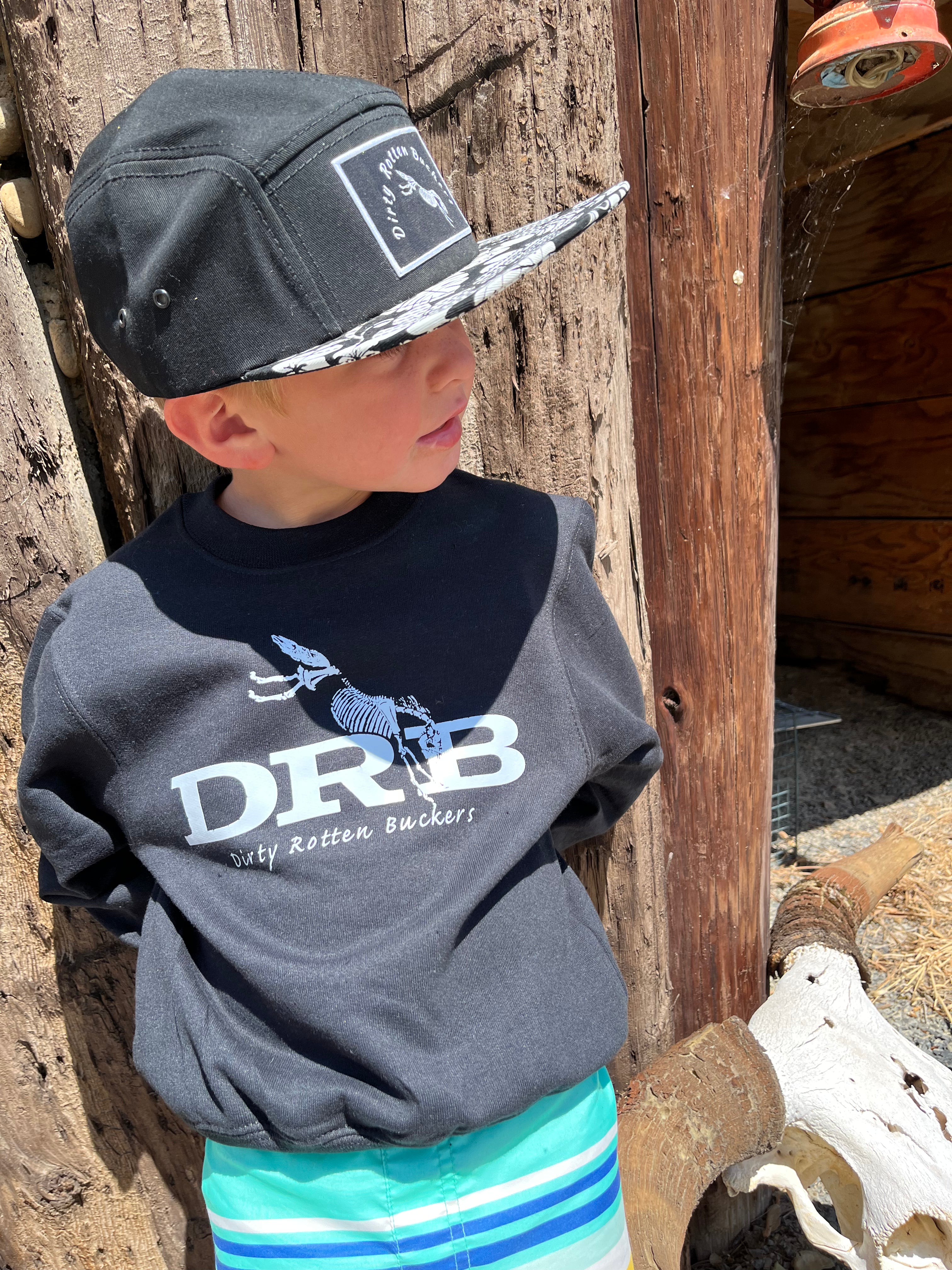 DRB Logo Youth Crew Sweater
