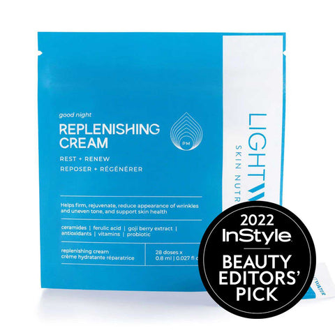 LightWater PM Replenishing Cream won 2022 InStyle Beauty Editors' Pick