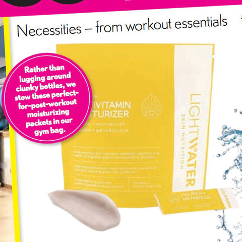 LightWater AM Multivitamin Moisturizer featured in Life & Style magazine