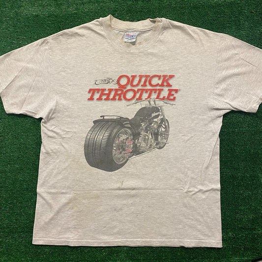 Quick Throttle Vintage Biker T-Shirt – Agent Thrift