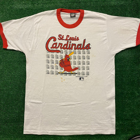 Vintage St Louis Cardinals T Shirt Large Saint Louis -  Singapore