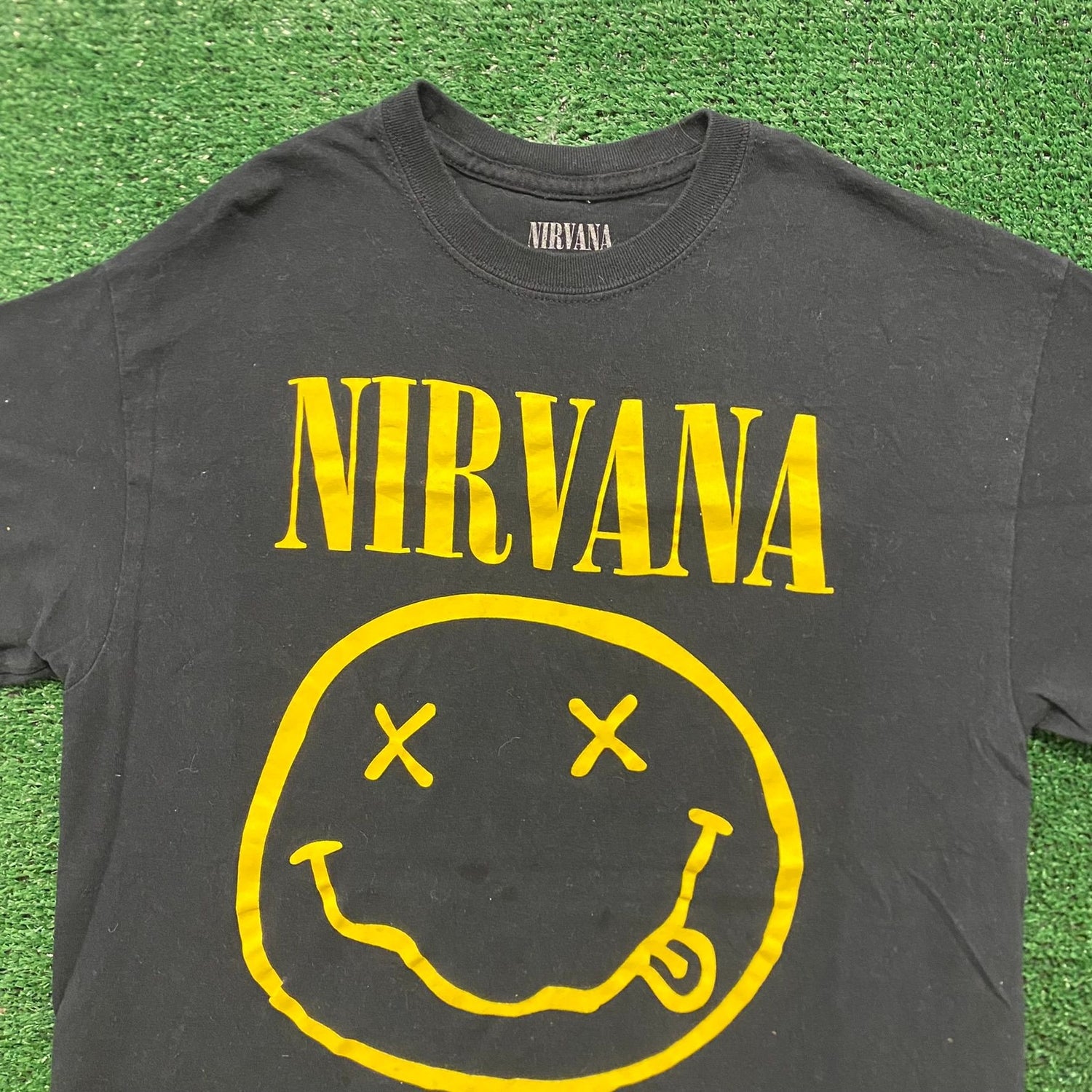 最先端 Nirvana Nirvana T-Shirt Split Smile 'smile' vintage band