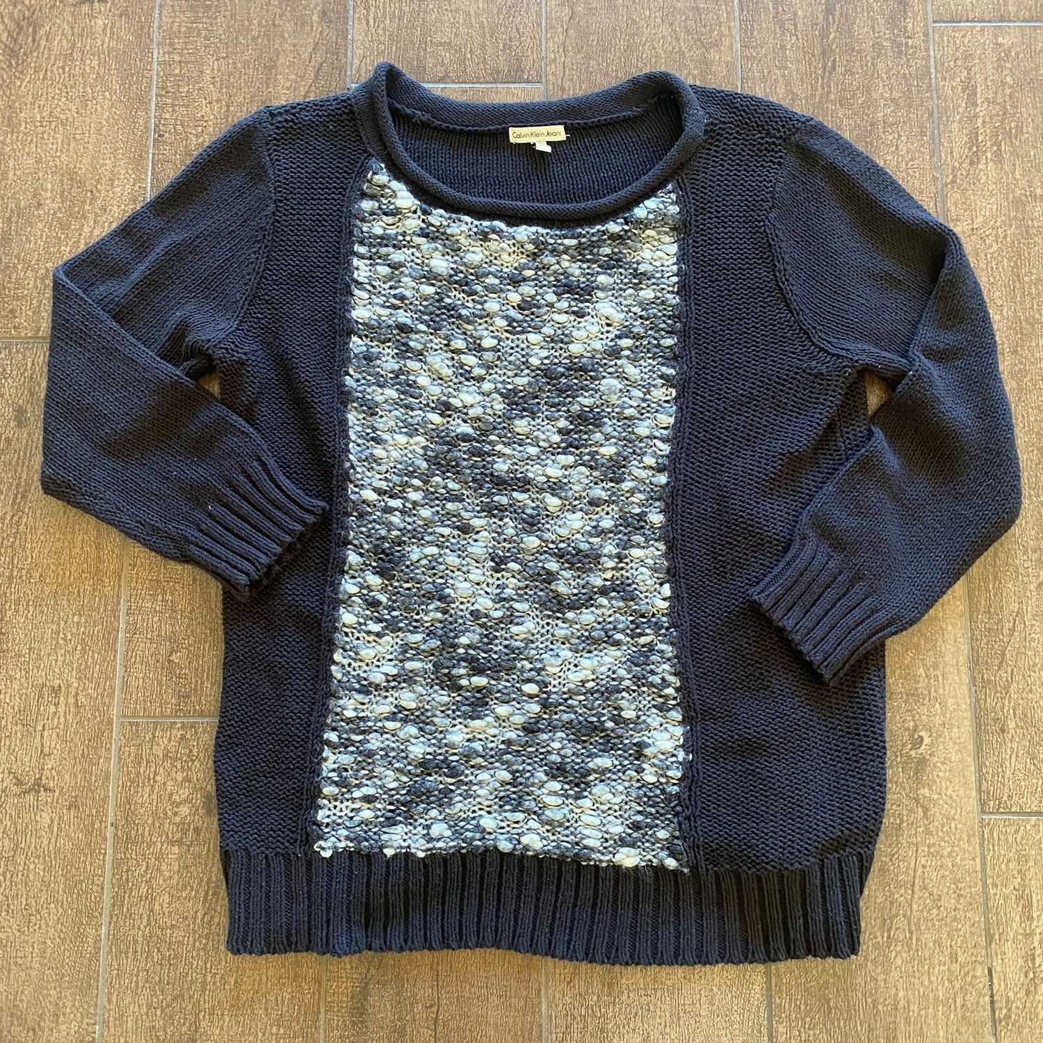 Calvin Klein Knit Colorblock Sweater – Agent Thrift