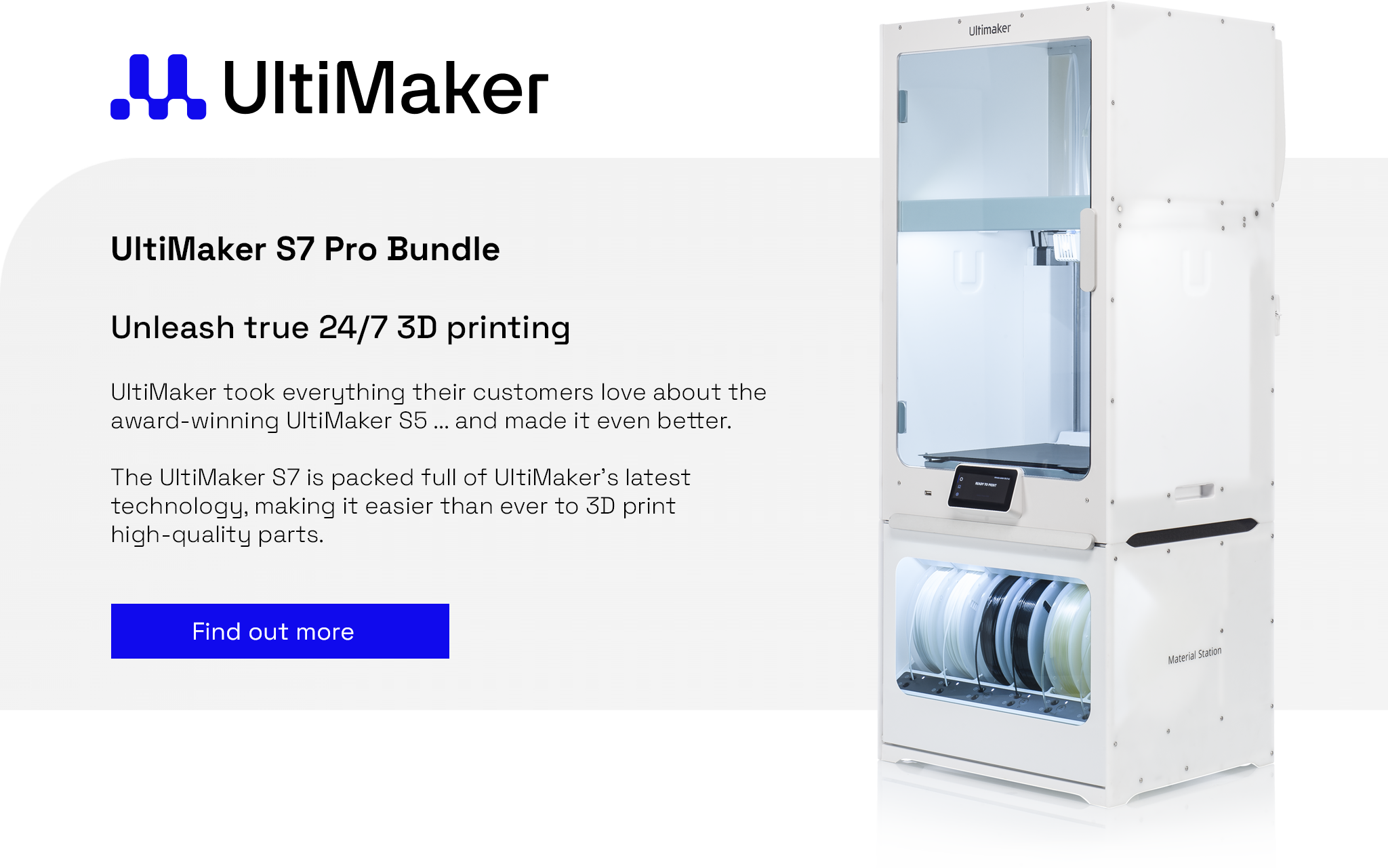 UltiMaker S7 Pro Bundle 3D Printer