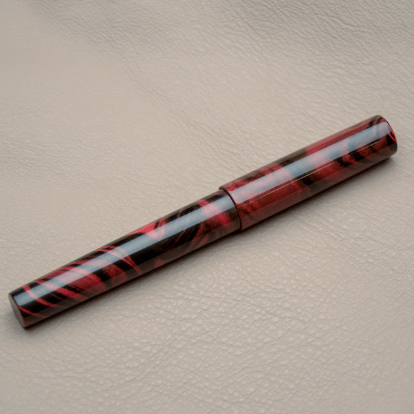 Fountain Pen - JoWo #6 - 13 mm - Black and Red Nikko ebonite – Giants' Pens