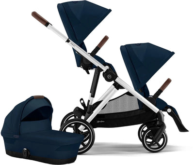 Set Kinderwagen Smile III + tiefer Körper, Indigo Blue - Kombiniert