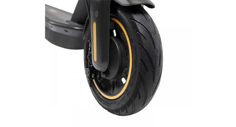 The wheel of a Segway-Ninebot Max G30