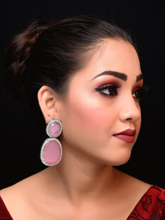 Bollywood Style Gold Plated Indian Black Enameled Kundan Jhumka Earrings  Set | eBay