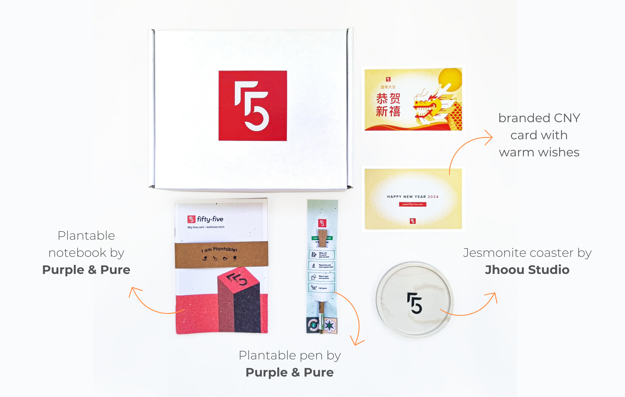 Fifty-five's corporate CNY gift box