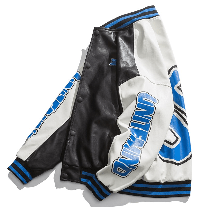 LUXENFY™ - GEESAS Embroidered Varsity Jacket