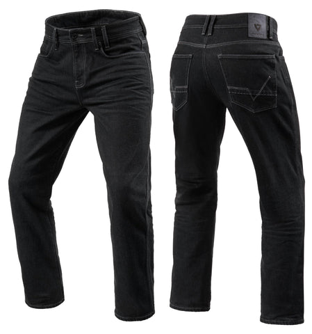 REV'IT! Ellison Lady SK Black length 32 - Women's motorcycle jeans