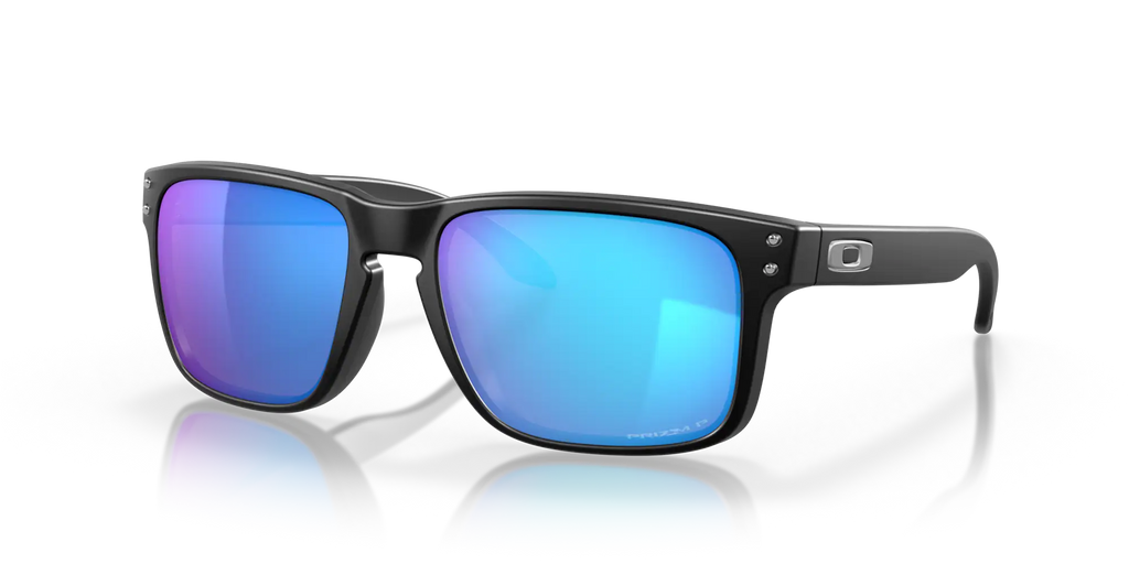 OAKLEY HOLBROOK MATTE BLACK | W/ PRIZM SAPPHIRE POLARIZED – MOTOHEADZ