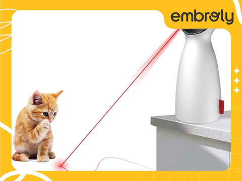 Automatic cat laser toy